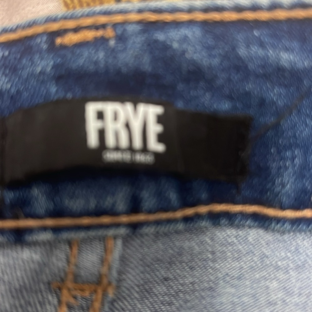 Frye High Rise Dark Blue Jeans NWT - Picture 9 of 10